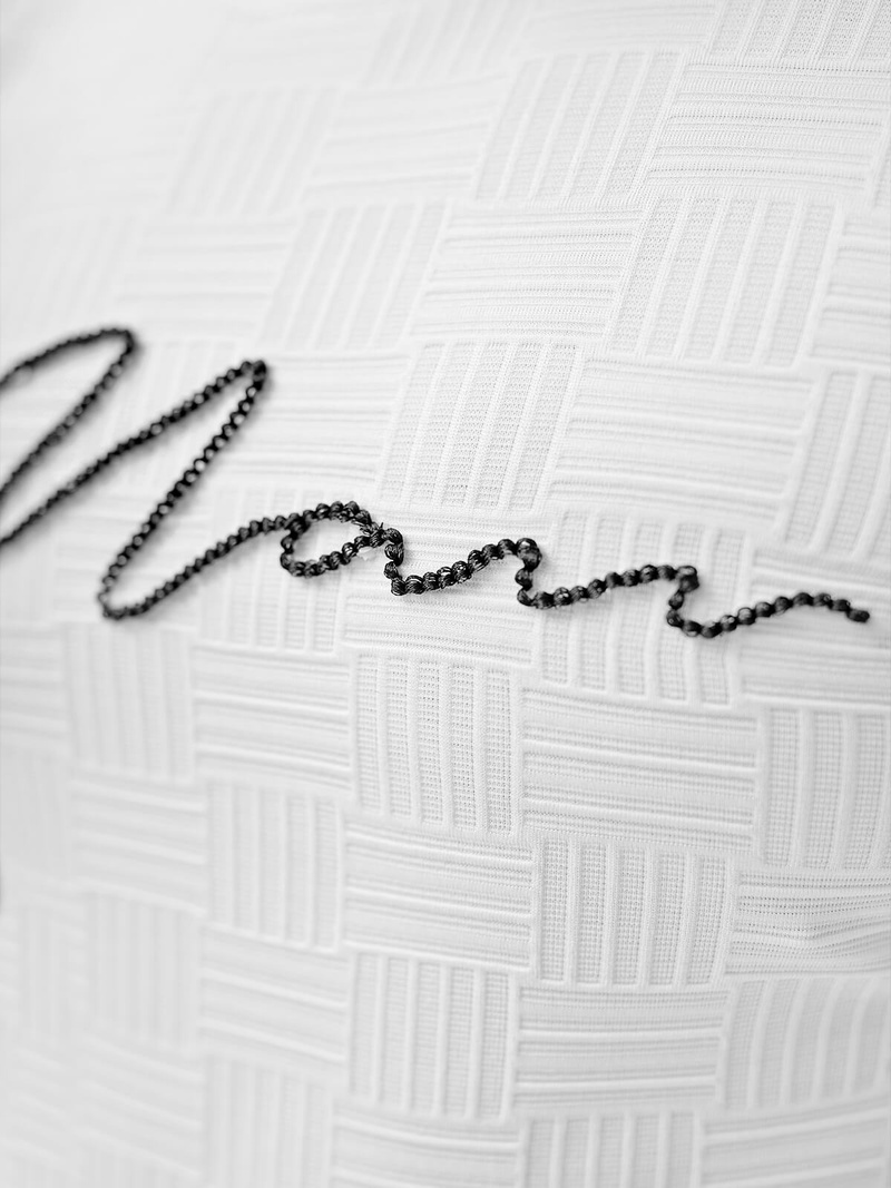 Pánske Tričko Biele OZONEE O/QS11628