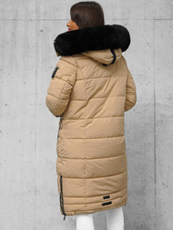 Dámska bunda béžová OZONEE O/W377