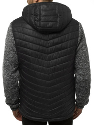 Pánska Bunda Čierna OZONEE JS/KS2001K