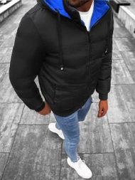 Pánska Obojstranná Bunda Modrá/Námornícka-Modrá OZONEE JS/M760/215