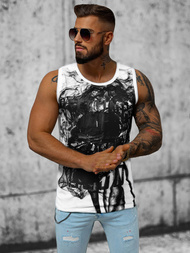 Pánske Tričko Biele OZONEE O/T106/1