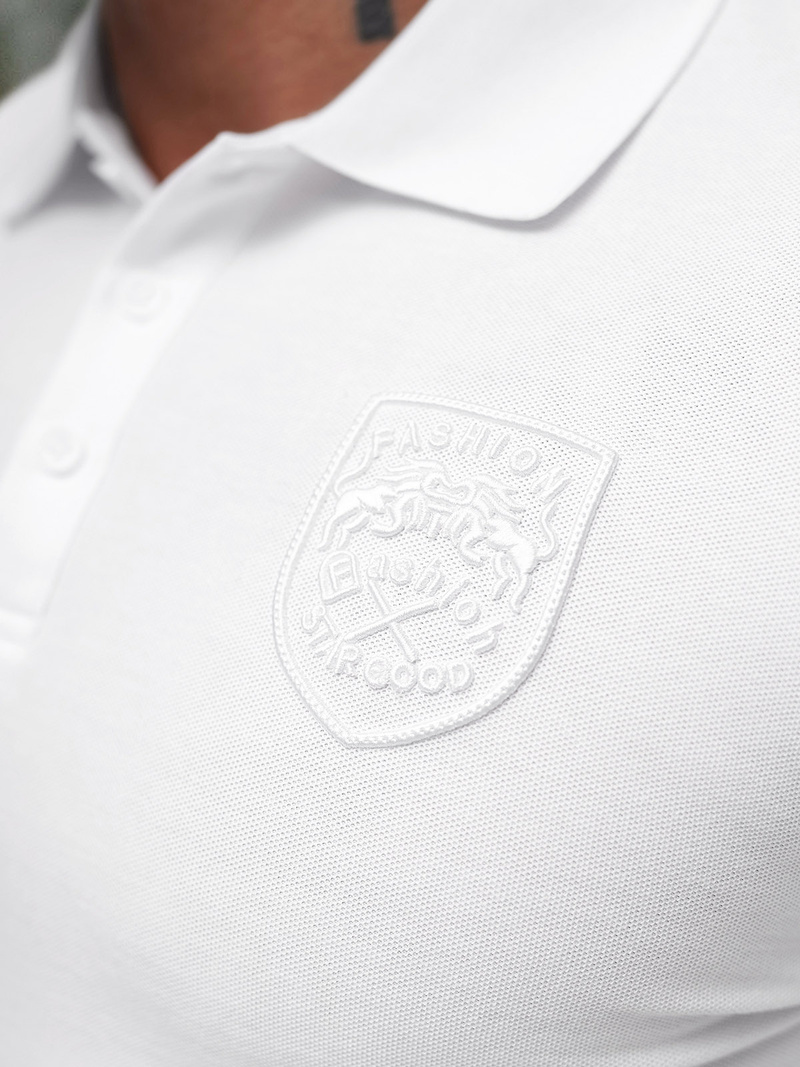 Pánska Polokošeľa Bielé OZONEE NB/MT3142