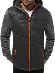 Pánska Bunda grafitová OZONEE JS/KS2001K