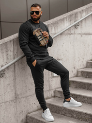 Pánska Tepláková Súprava Čierny OZONEE JS/68C10380/3Z