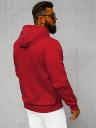 Pánska Mikina prášková tmavo červená OZONEE JS/2008Z