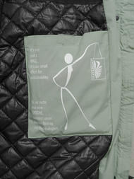 Dámska bunda mentolová OZONEE O/W377