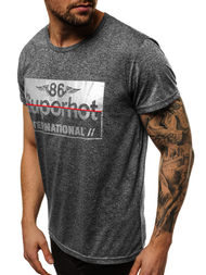 Pánske Tričko Čierne OZONEE JS/KS2056