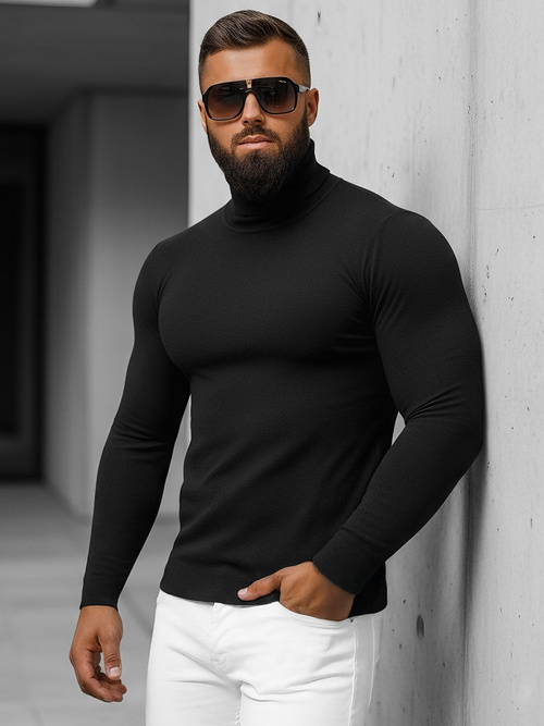 Pánsky Sveter Čierny OZONEE NB/MMB600/4Z