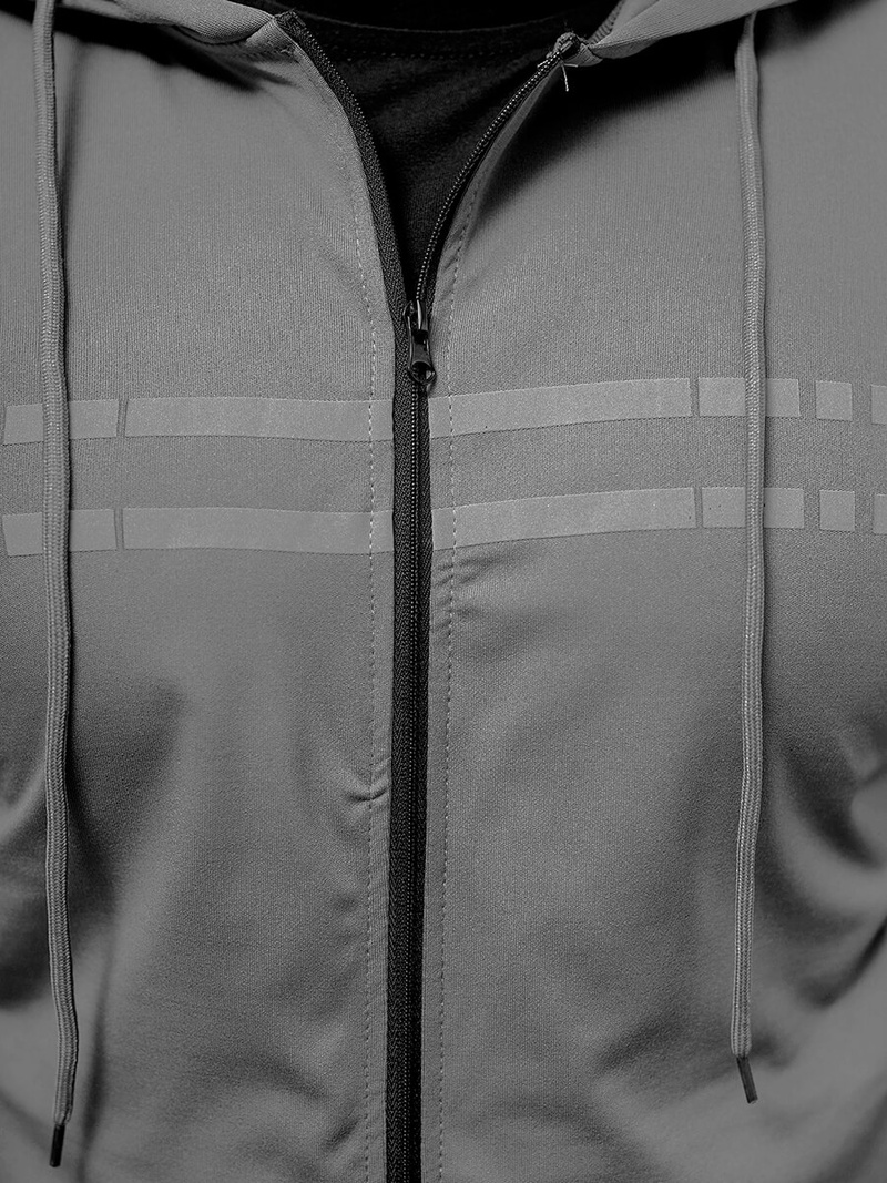 Pánska Bunda Sivá OZONEE JS/M10306