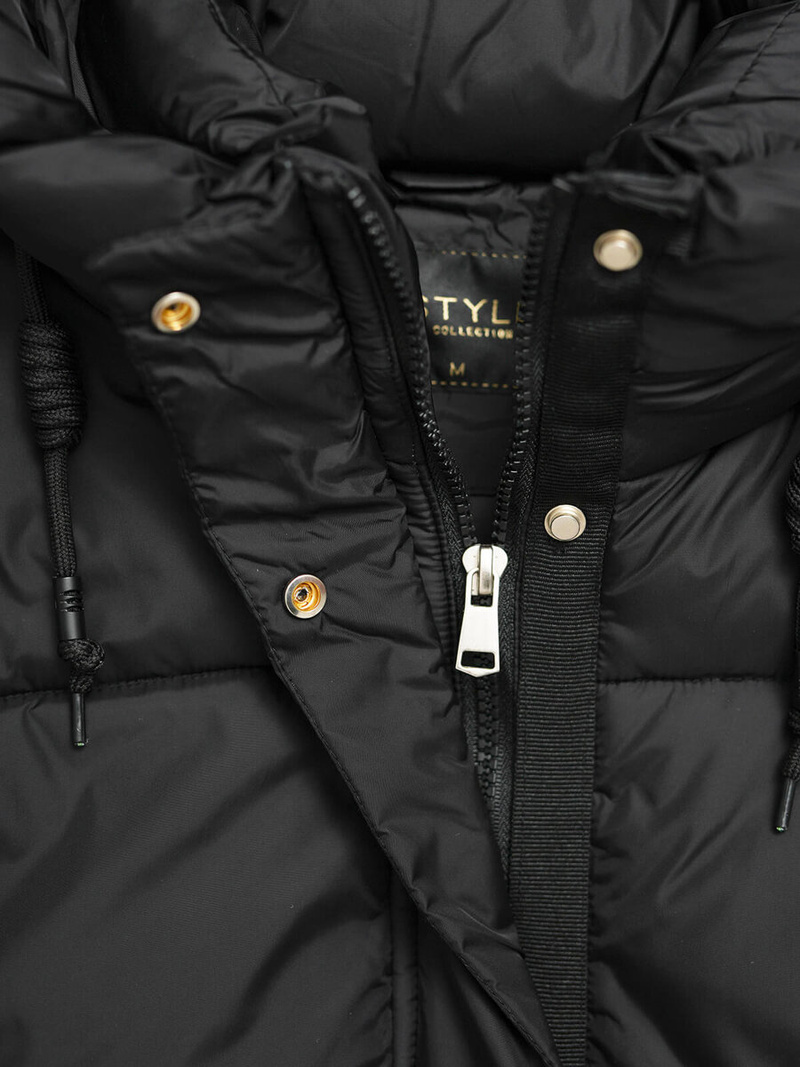 Dámska Bunda Čierna OZONEE JS/16M9188/392