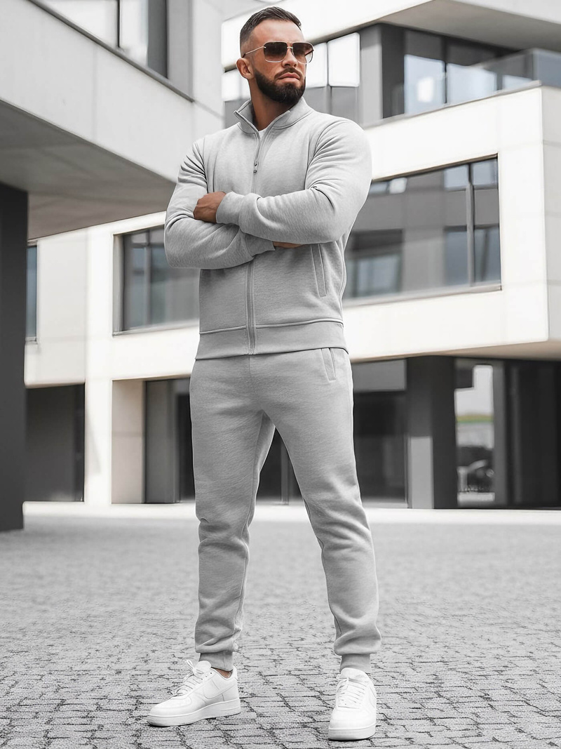 Pánska Tepláková Súprava Šedá OZONEE JS/68C10385/2