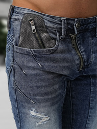 Pánske rifle modré OZONEE NB/MP0045BZ