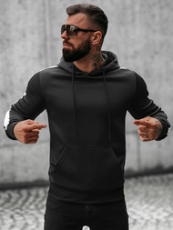 Pánska Mikina Čiernobiela OZONEE O/8B153/3/1