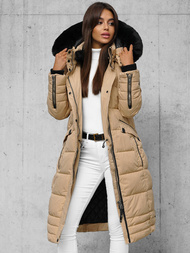 Dámska bunda béžová OZONEE O/W377