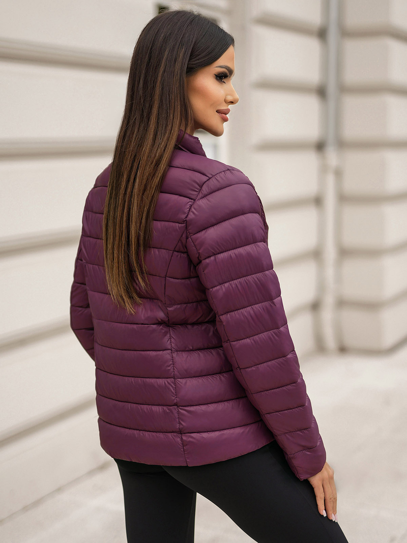 Dámska bunda bordová OZONEE JS/11Z8170