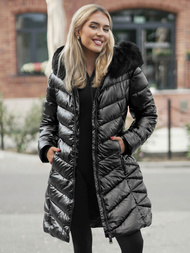 Dámska bunda čierna OZONEE JS/16M9100/392Z