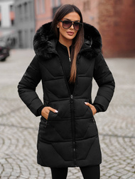 Dámska bunda čierna OZONEE JS/16M9099/392Z