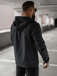 Pánska softshellová bunda čierné OZONEE JS/27B6523/3Z