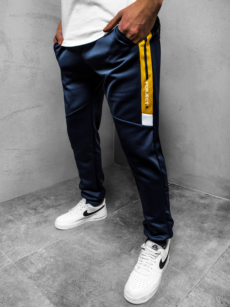 Pánske tepláky Námornícke Modré OZONEE JS/AM117Z