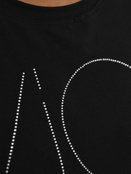 Dámske Tričko Čierne OZONEE JS/YJ77841