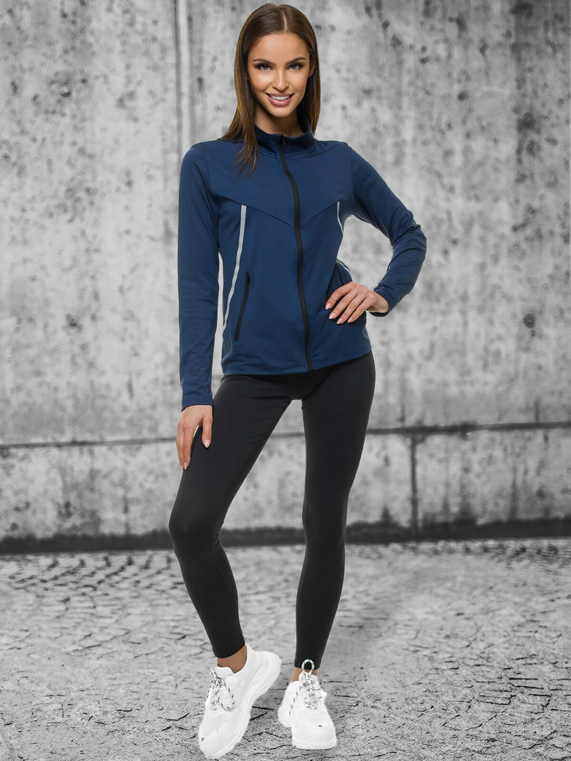 Dámska Bunda Námornícka modrá OZONEE JS/M20320