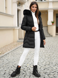 Dámska bunda čierna OZONEE JS/16M9121/392Z