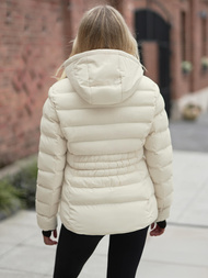 Dámska Zimná Bunda Ecru OZONEE JS/M769/281Z