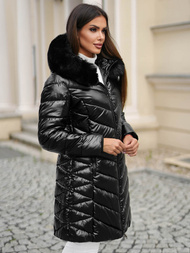 Dámska bunda čierna OZONEE JS/16M9100/392Z