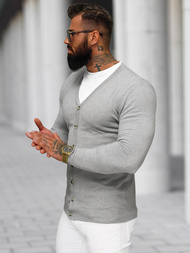 Pánsky Sveter Sivý OZONEE NB/MM6006/2Z