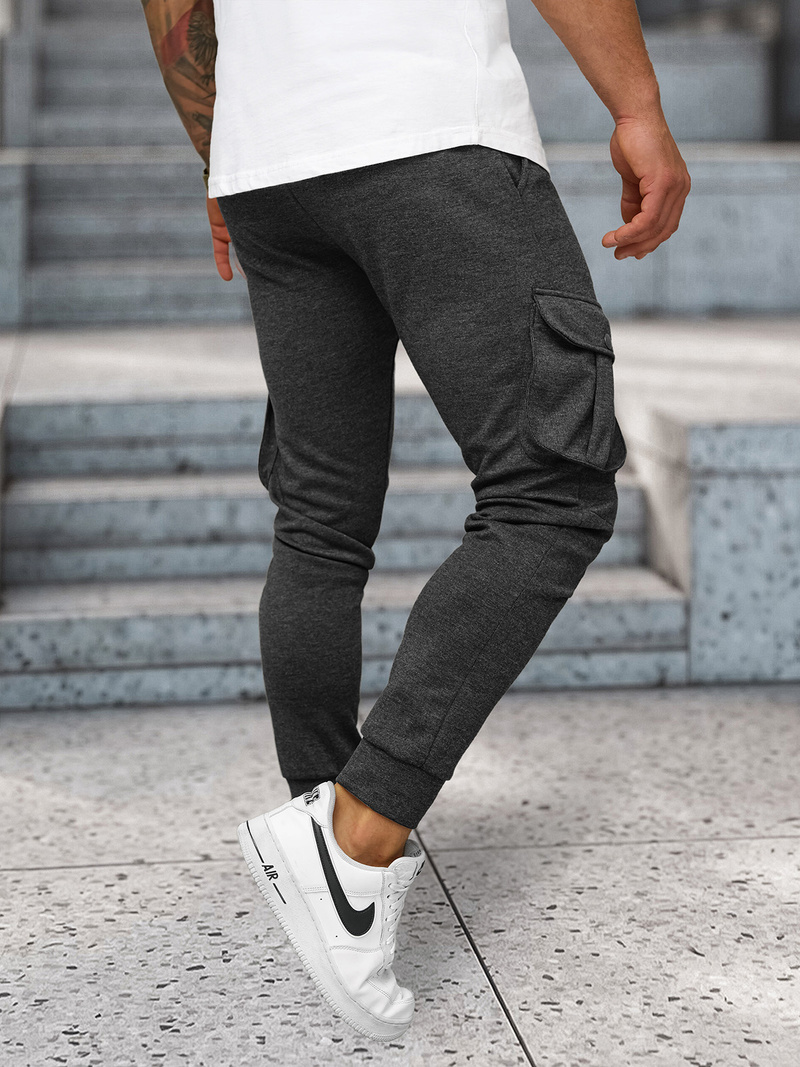 Pánske tepláky grafitové OZONEE C/316Z