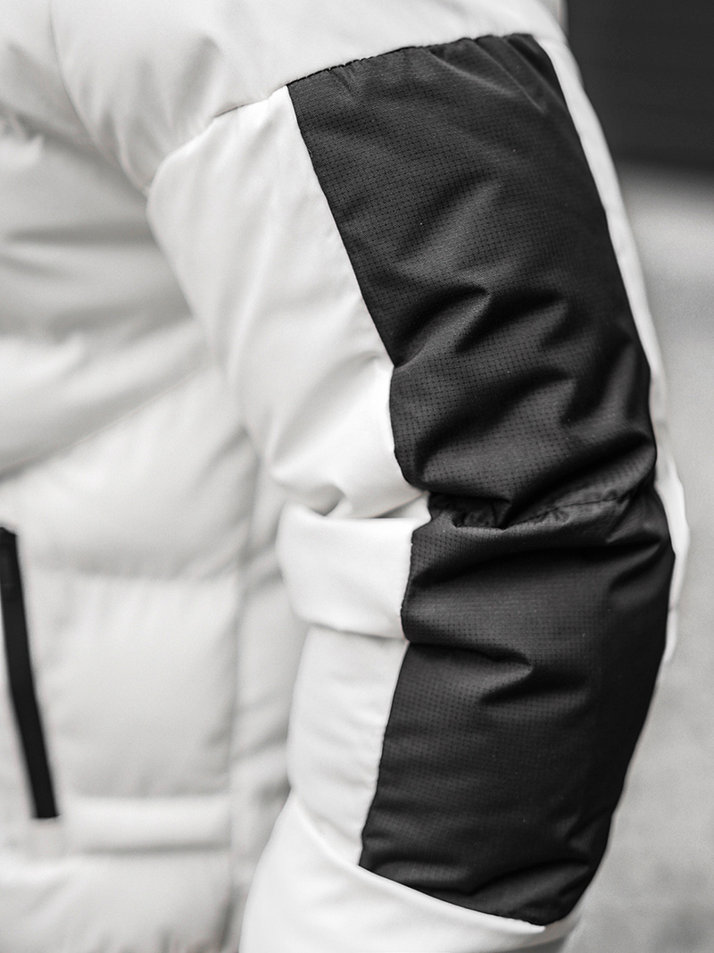 Pánska Bunda Biela OZONEE O/M798