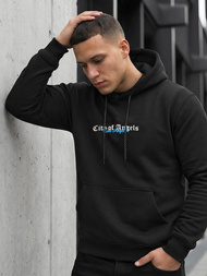 Pánska Mikina Čierna OZONEE JS/21B1901/3