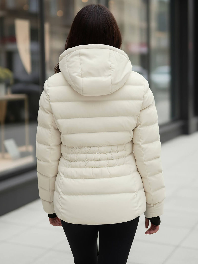 Dámska Zimná Bunda Ecru OZONEE JS/M769/281