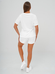 Dámska Velúrová Tepláková Súprava Biele OZONEE JS/35C1717/1