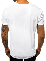 Pánske Tričko Biele OZONEE JS/KS1945