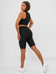 Krátke dámske legíny čierne OZONEE JS/17K597/3