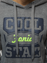 Pánska Mikina grafitová OZONEE JS/Y10027