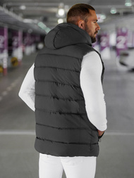 Pánska Vesta Grafitová OZONEE JS/57M7507/105Z