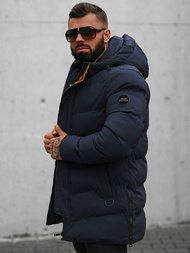 Pánska Bunda Námornícka Modrá OZONEE N/7330Z