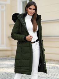 Dámska bunda khaki OZONEE O/W377Z
