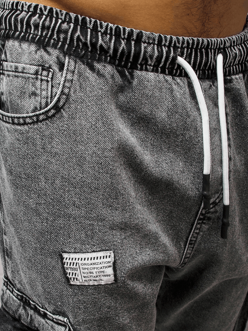 Pánske jogger nohavice Sivé OZONEE O/K153/17