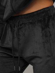 Dámska Velúrová Tepláková Súprava Čierny OZONEE JS/8C1176/3Z