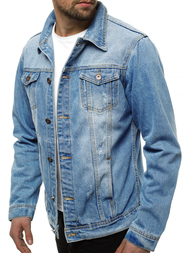 Pánska Riflová bunda Modrá OZONEE V/19276