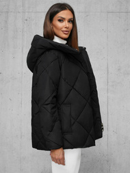Dámska bunda čierna OZONEE JS/5M3175/392Z