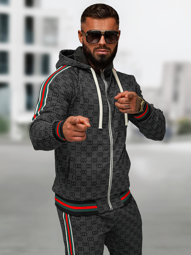 Pánska Tepláková Súprava Čierny OZONEE O/FF5111AB