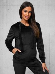 Dámska Velúrová Tepláková Súprava Čierny OZONEE JS/35C1612/3