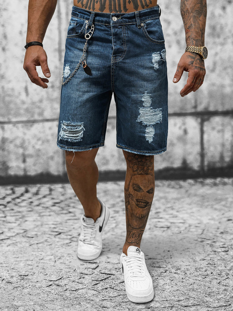 Pánske kraťasy tmavomodré OZONEE DP/174