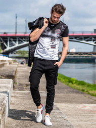 Pánske jogger nohavice Čierne OZONEE A/705