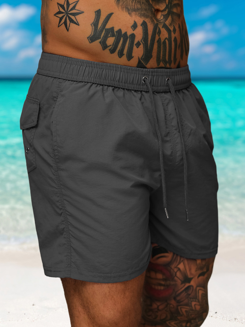 Pánske Kúpacie Šortky Grafitové OZONEE JS/XL018/5