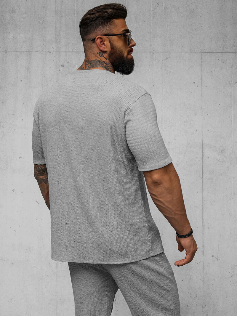 Pánske Tričko Sivý OZONEE O/Y960T